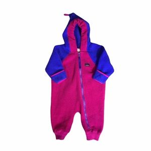 LL Bean Baby fleece snow suit.